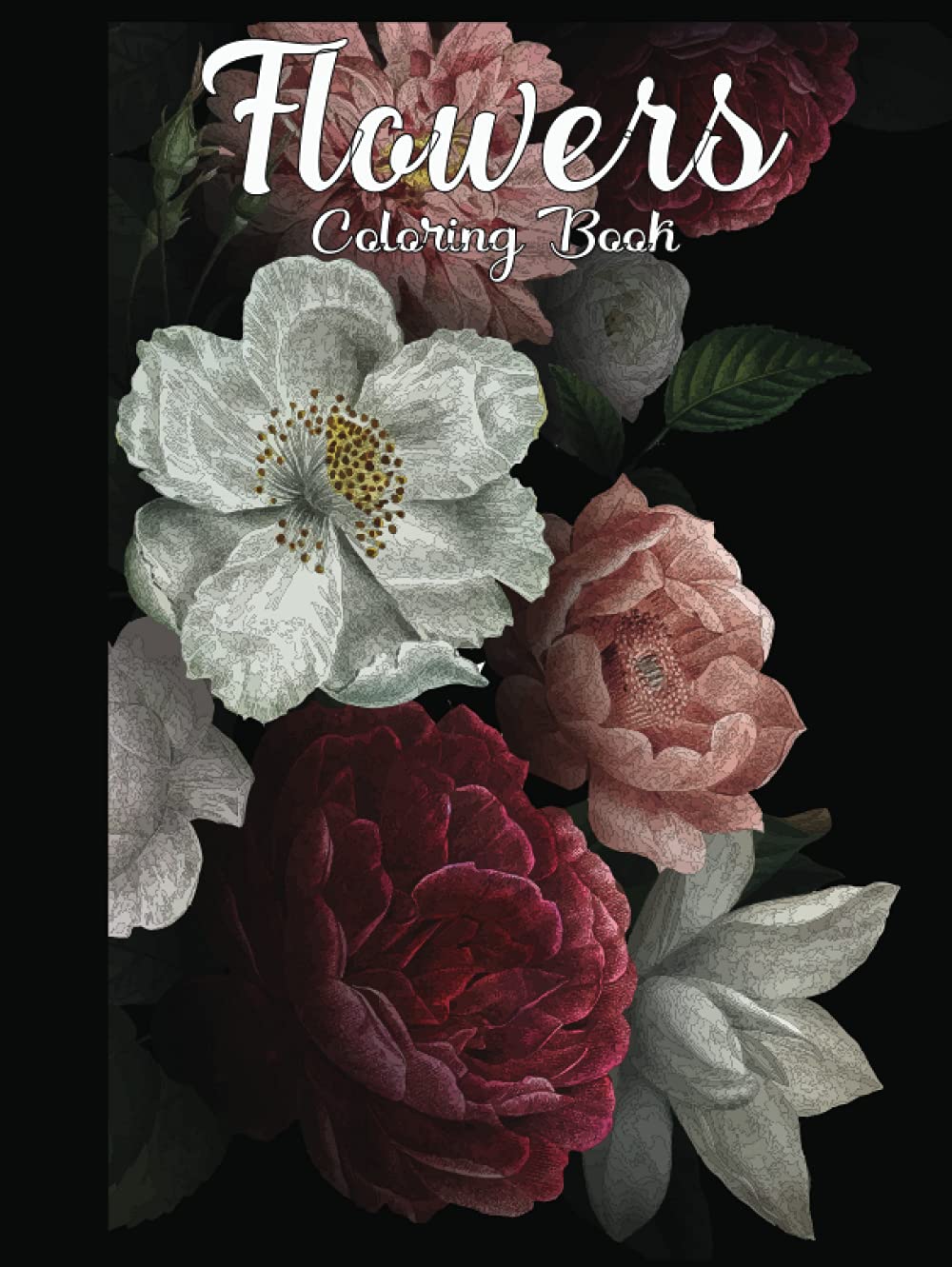ler totalmente Flowers Coloring Book: Coloring Book For Adults Featuring Flowers, Vases, Bunches, and a Variety of Flower Designs (Adult Coloring Books)