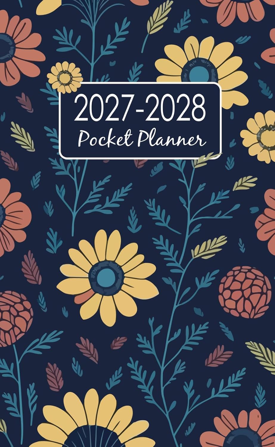 2027-2028 Pocket Planner: Compact 2-Year Schedule Book (Jan 2027 - Dec 2028) with Chrysanthemum Cover | 24-Month Planning, Appointments, Notes & U.S. Federal Holidays for Time Management baixar o livro de graça