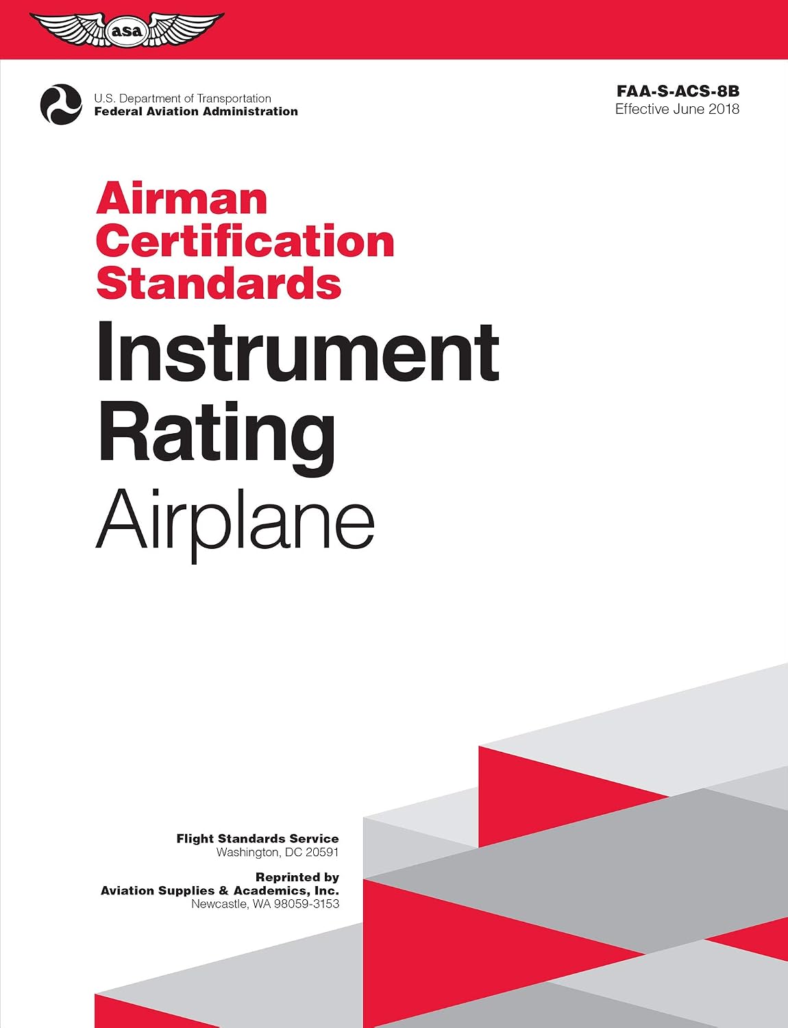 capítulo por capítulo baixar Instrument Rating Airman Certification Standards - Airplane: FAA-S-ACS-8B, for Airplane Single- and Multi-Engine Land and Sea (Airman Certification Standards Series) (English Edition)