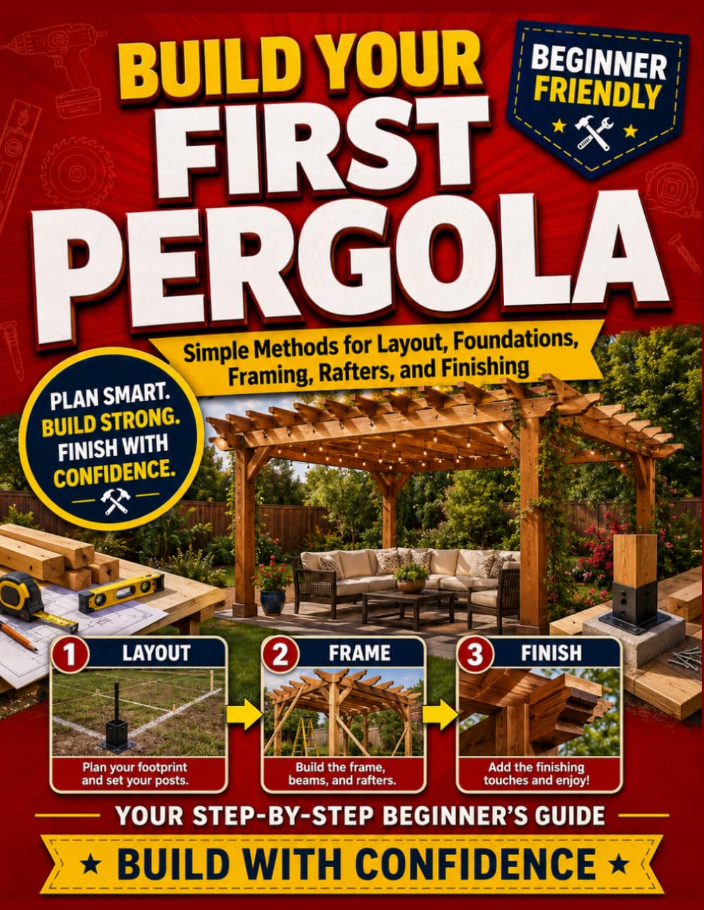 Build Your First Pergola: Simple Methods for Layout, Foundations, Framing, Rafters, and Finishing baixar livro de graça