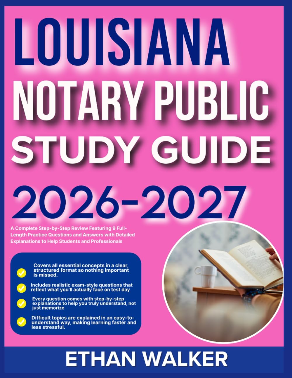 Louisiana notary public study guide 2026-2027: A Complete Step-by-Step Review Featuring 9 Full-Length Practice Questions and Answers with Detailed Explanations to Help Students and Professionals baixar o livro de graça