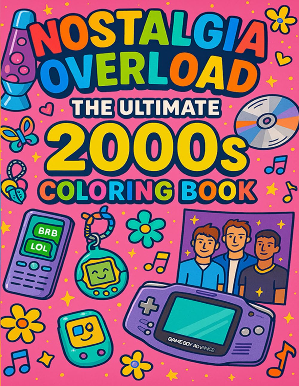 capítulo por capítulo baixar Nostalgia Overload: The Ultimate 2000s Coloring Book: A Throwback Coloring Adventure Packed with Y2K Icons, Retro Tech, and Early 2000s Vibes for Teens and Adults