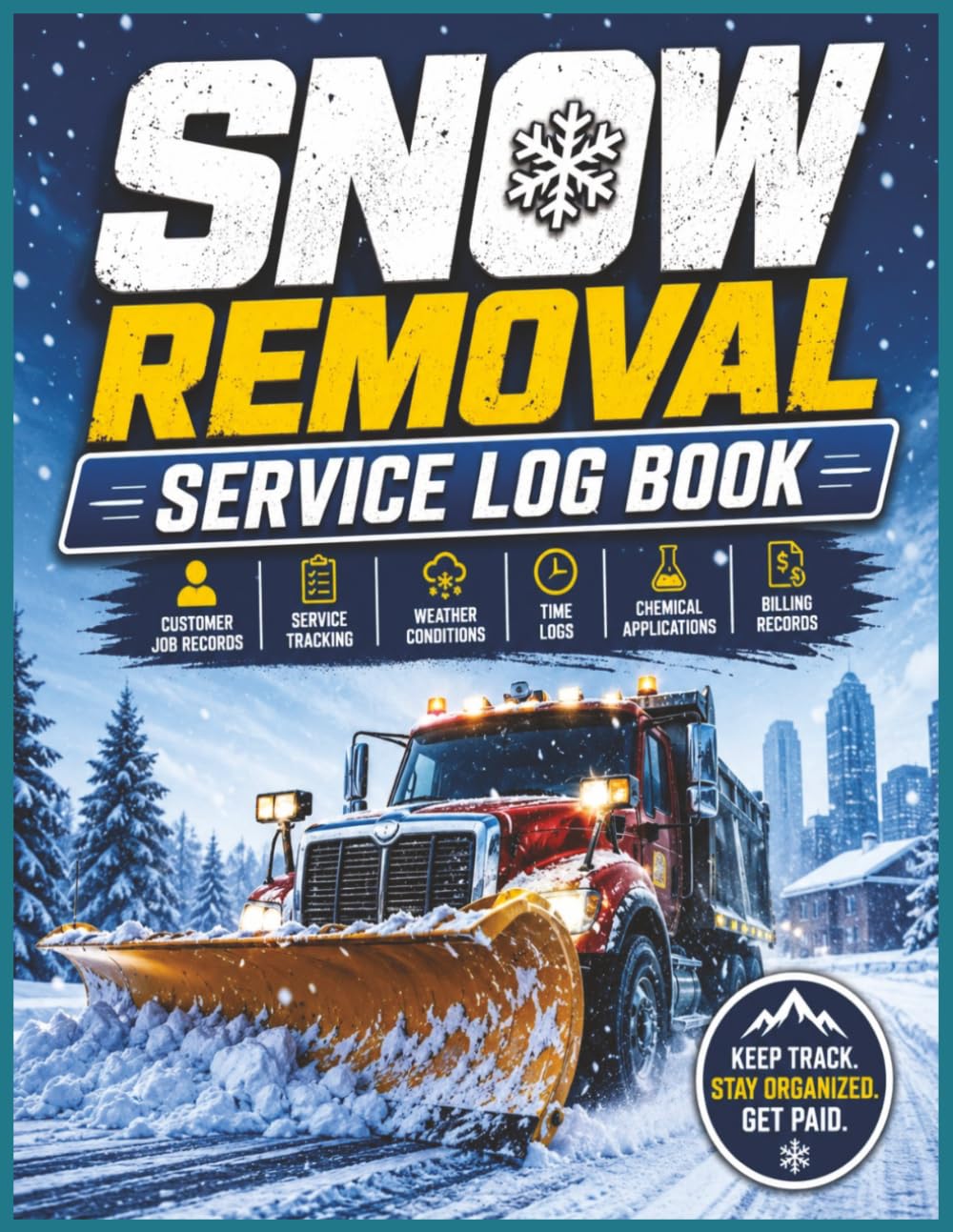 capítulo por capítulo baixar Snow Removal Service Log Book: Snow Removal Job Tracker for Contractors | Customer Information, Time In/Out, Weather & Snowfall Conditions, Ice Melt &... Performed, Pricing, and Job Notes | 8.5 x 11