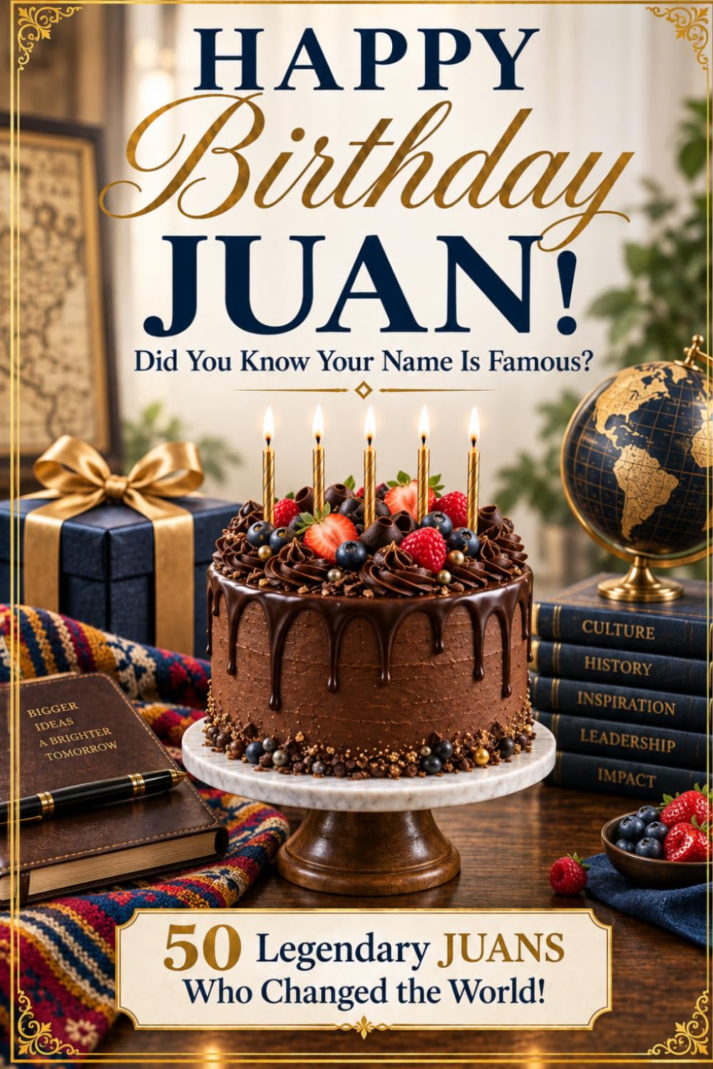 Happy Birthday, JUAN! Did You Know Your Name Is Famous?: 50 Legendary Juans Who Changed The World - A Unique Birthday Gift for Him baixar o livro de graça
