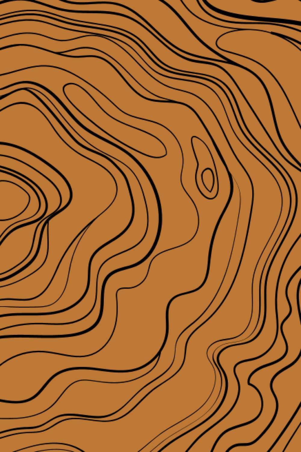 capítulo por capítulo baixar Brown Abstract Topography Pattern: 10 pages 6 x 9 lined Journal for Writing, Diary, Notebook (Earth colours Wavy LInes design)