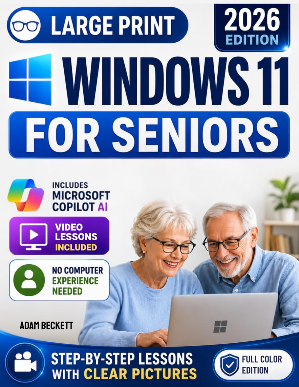 capítulo por capítulo baixar Windows 11 For Seniors: A Step-by-Step Visual Guide for Beginners in Large Print with Clear Screenshots. Handle Everyday Computer Tasks, Stay Safe Online, and Use Your Computer with Confidence.