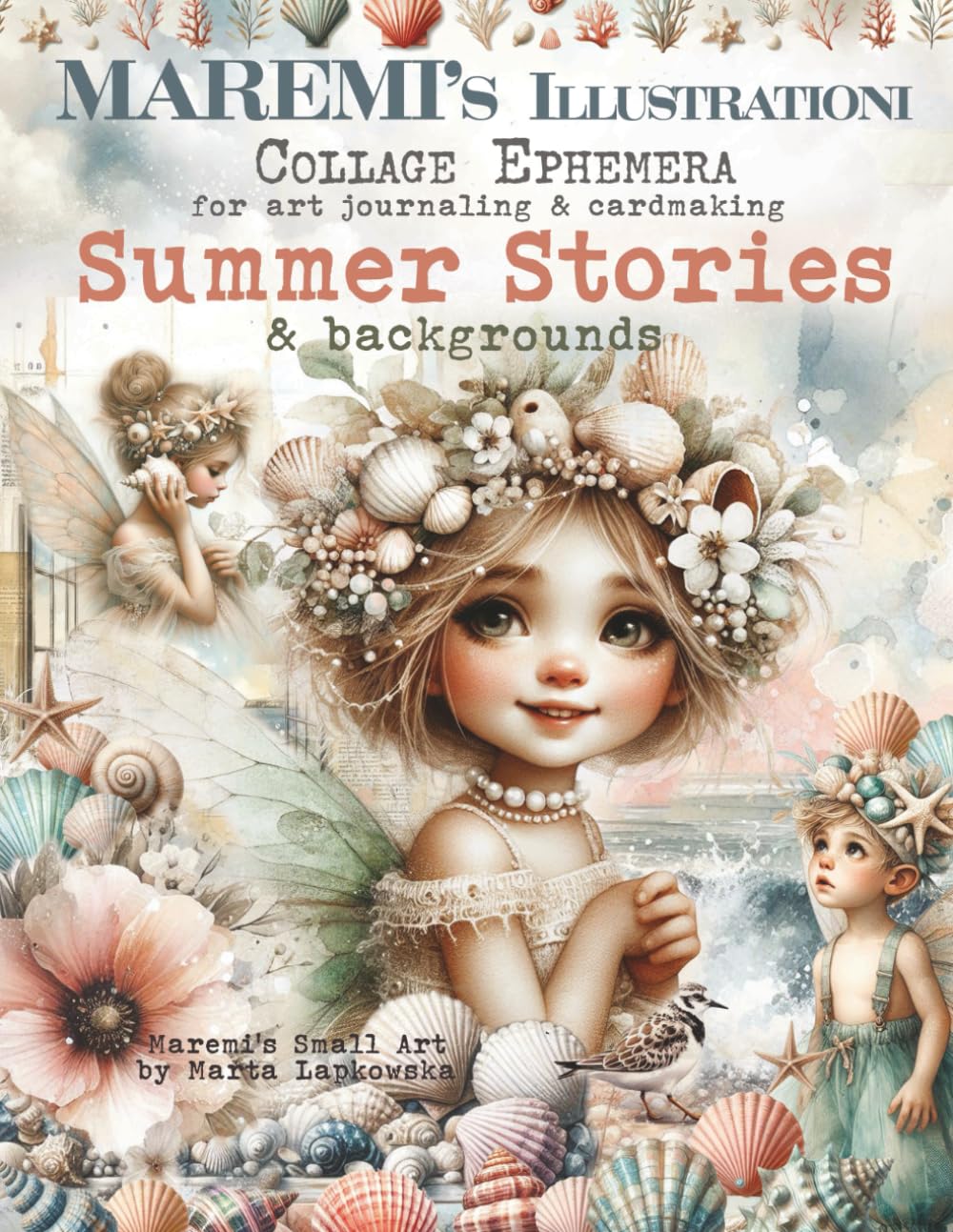 capítulo por capítulo baixar MAREMI'S Illustrationi Collage Ephemera for art journaling & cardmaking SUMMER STORIES & Backgrounds: 700+ Beach Images
