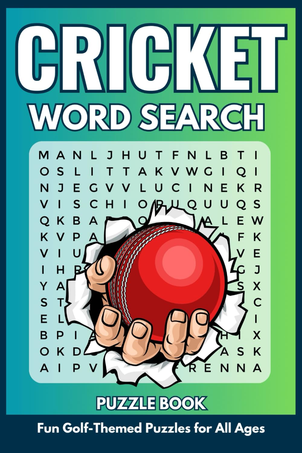 ler totalmente Cricket Word Search Puzzle Book: Cricket Word Searches With Easy to Read Print Activity Book, 6 x 9 inches (15.24 x 22.86 cm), 110 pages, over 50... Holidays or Free Time (Sports Activity Books)