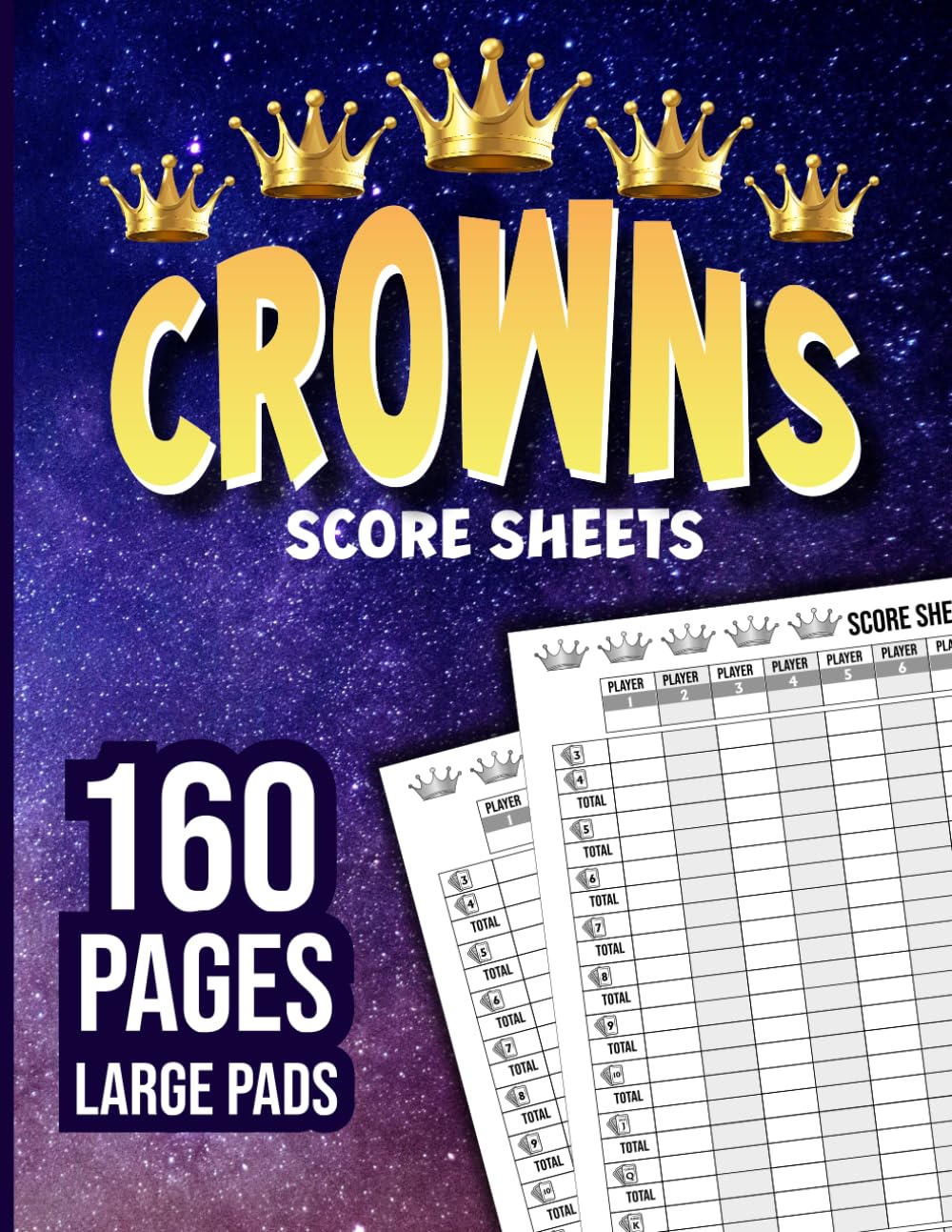 capítulo por capítulo baixar Crowns Score Sheets Large: 160 Pages for Scorekeeping