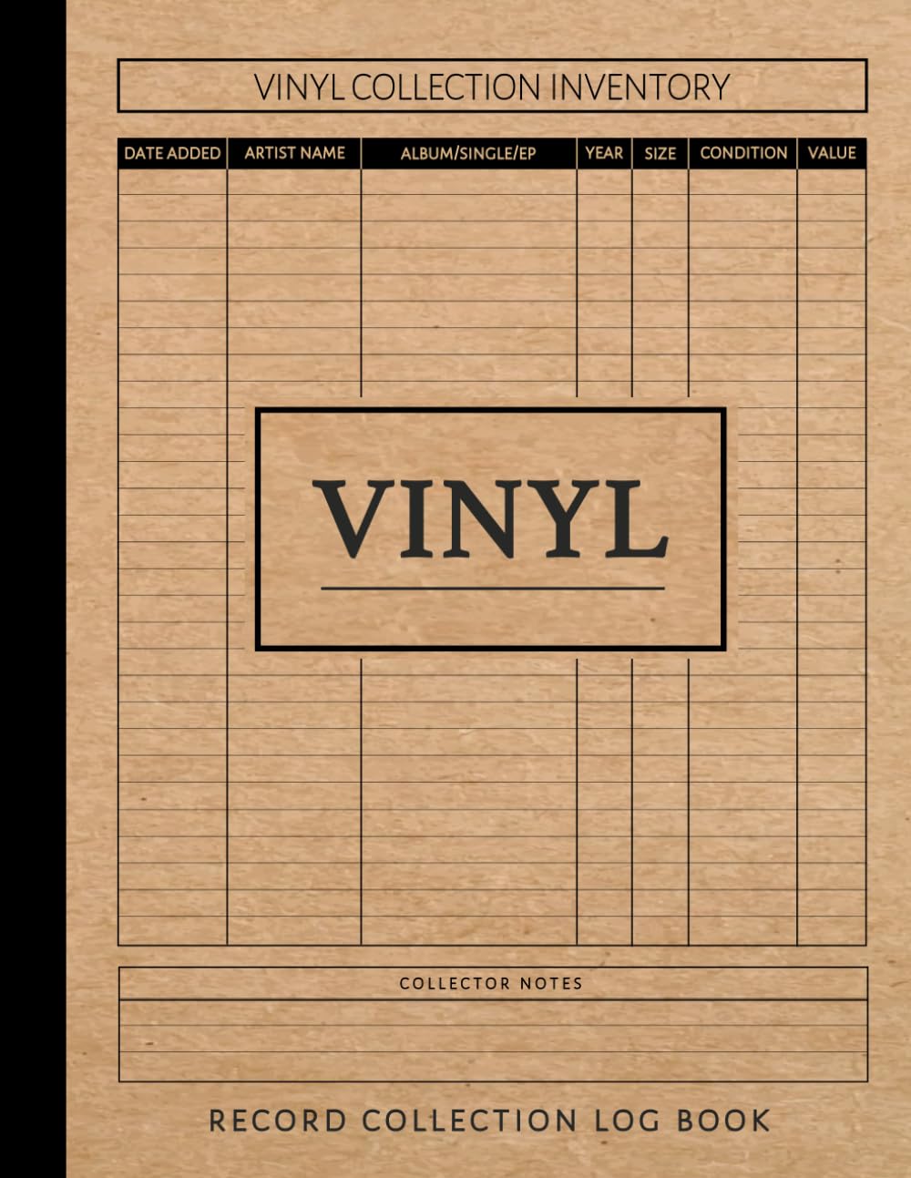 capítulo por capítulo baixar Vinyl Record Collection Log Book: Music Collector Journal. Note & Capture Every Song. Ideal for Collectors, DJ's, Musicians