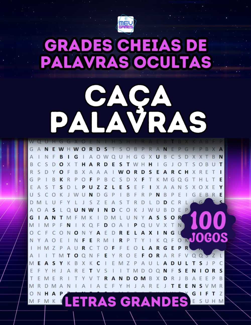 Grades Cheias de Palavras Ocultas: Caça Palavras - MEV Games (Portuguese Edition) baixar livro de graça