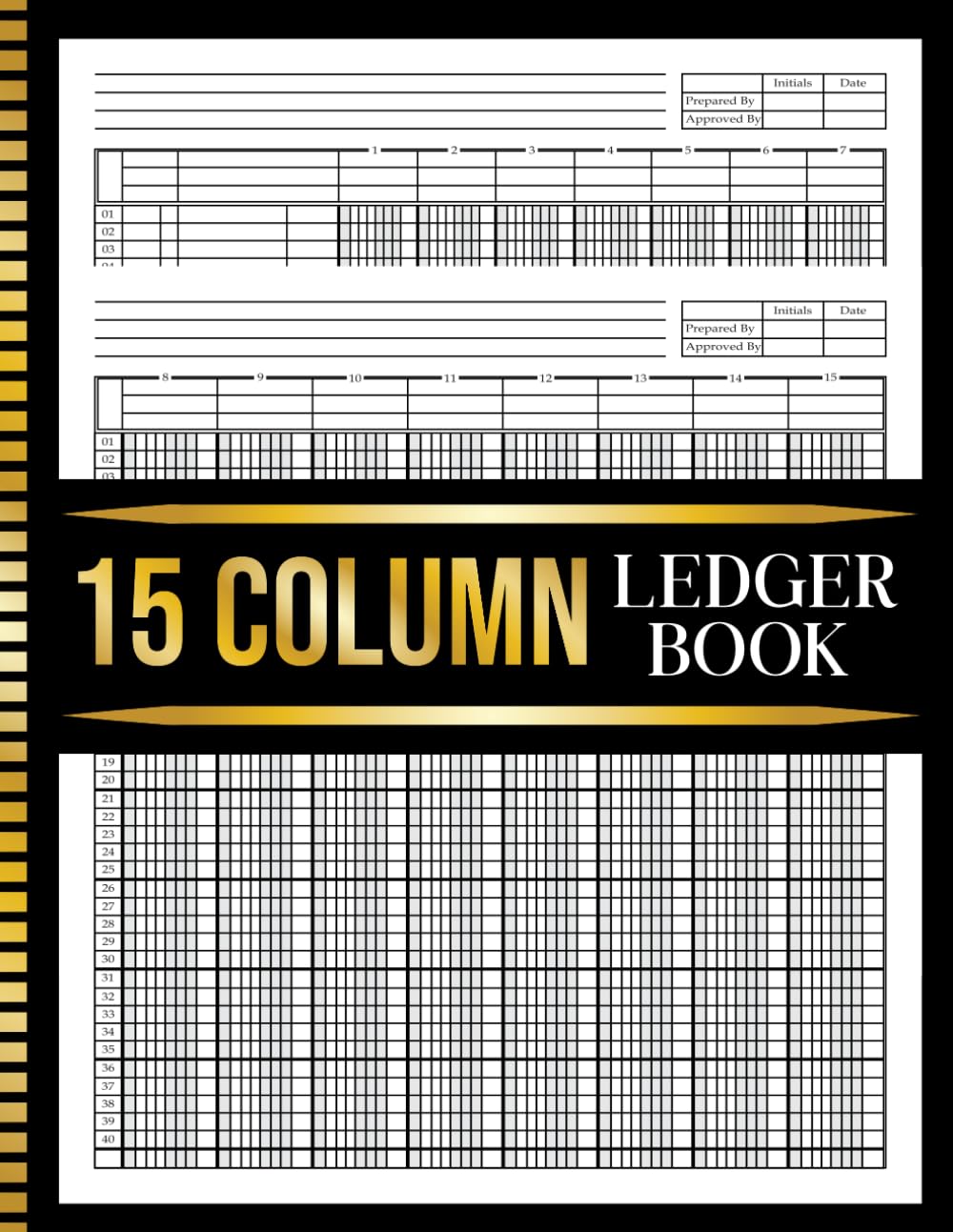 15 Column Ledger Book: Accounting Ledger for Bookkeeping for Small Business and Personal Use | Columnar Pad 15 Column | 8.5 x 11 inches. baixar o livro de graça