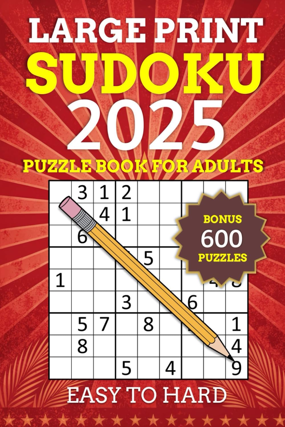 capítulo por capítulo baixar Large Print Sudoku Puzzle Book for Adults - Easy to Hard (with Bonus 600 Puzzles)