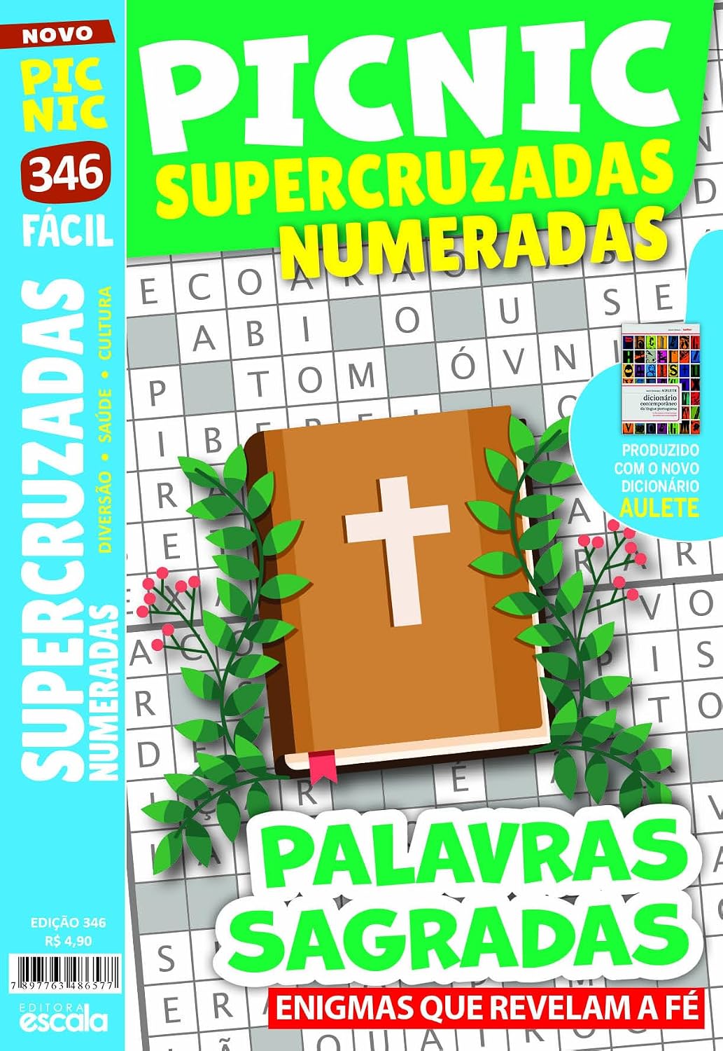Picnic Supercruzadas Numeradas - Fácil: 346 - Palavras Sagradas