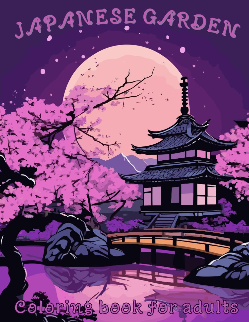 Japanese Garden Coloring Book for Adults: 50 designs with fun and relaxing landscapes baixar livro de graça