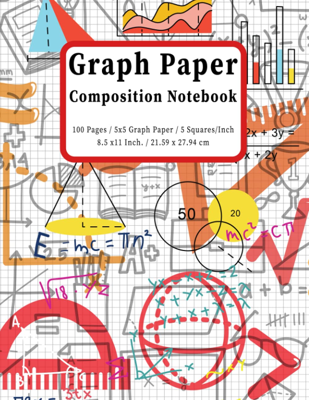 capítulo por capítulo baixar Graph Paper Composition Notebook: Graph Paper Composition Notebook For Math Design Cover, Calculus Notebook, Grid Quad Ruled 5 Squares Per Inch, 8.5 x 11-inch Notebook With 100 Pages, 5x5