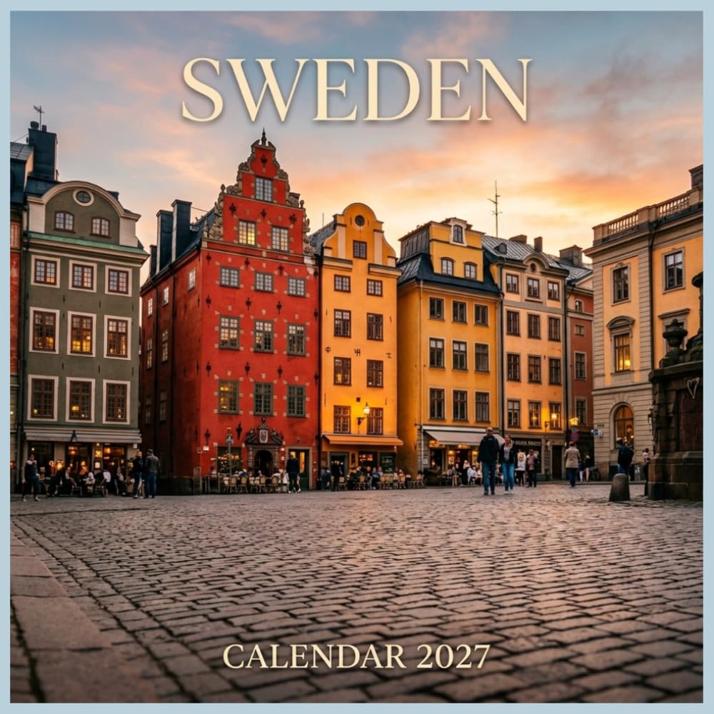Sweden Calendar 2027: Discover the colorful historic towns, majestic archipelagos, and enchanting wilderness of Scandinavia baixar o livro de graça