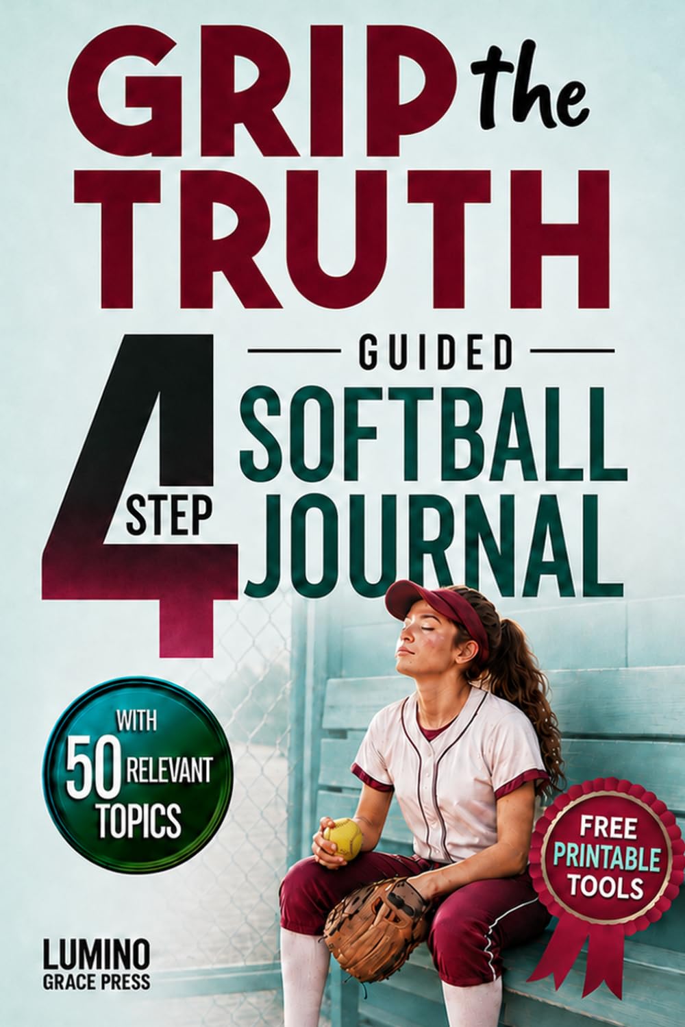 capítulo por capítulo baixar Grip the Truth | The Simple 4-Step Softball Workbook for Girls: 50 Guided Practical Activities & Journal to Cross Out Negative Thoughts, Build Confidence, and Focus on the Next Pitch