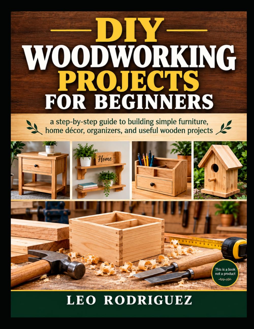 DIY WOODWORKING PROJECTS FOR BEGINNERS: a step-by-step guide to building simple furniture, home décor, organizers, and useful wooden projects baixar o livro de graça
