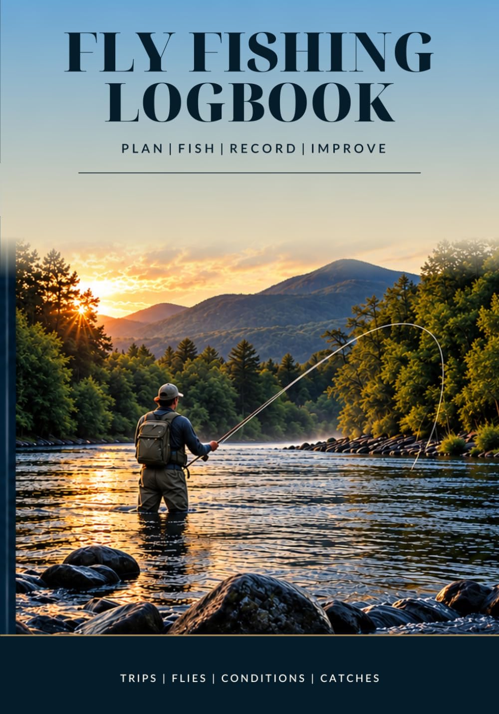 capítulo por capítulo baixar Fly Fishing Logbook: Trips, Flies, Hatches, Water Conditions & Catch Record