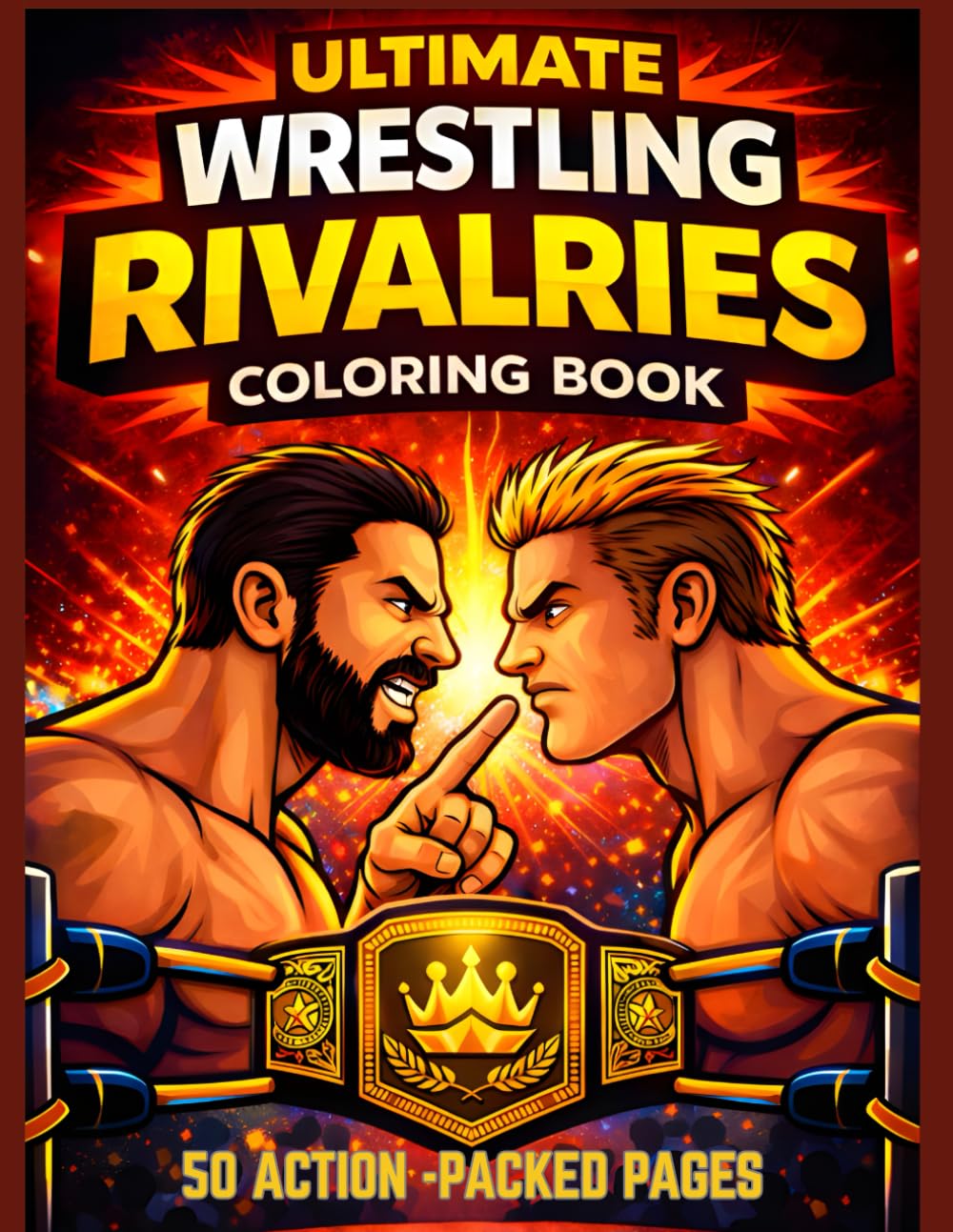 Ultimate Wrestling Rivalries Coloring Book: 50 Action-Packed Wrestling Showdowns to Color for Kids and Teens Ages 8–16 (Ultimate Wrestling Coloring Book Series) baixar livro de graça