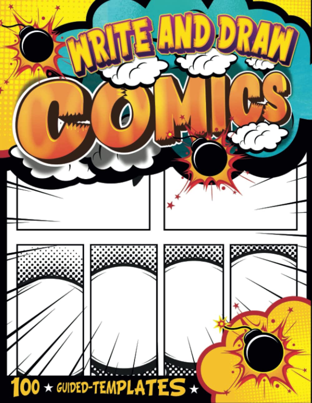 capítulo por capítulo baixar Comic Teen Boy Journal: Empty Comic Notebook | Creating Comic Books Templates with Speech Bubbles