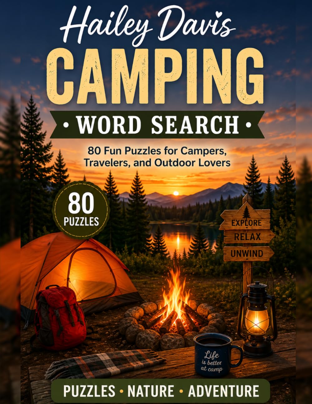 capítulo por capítulo baixar Camping Word Search: 80 Fun Puzzles for Campers, Travelers and Outdoor Lovers