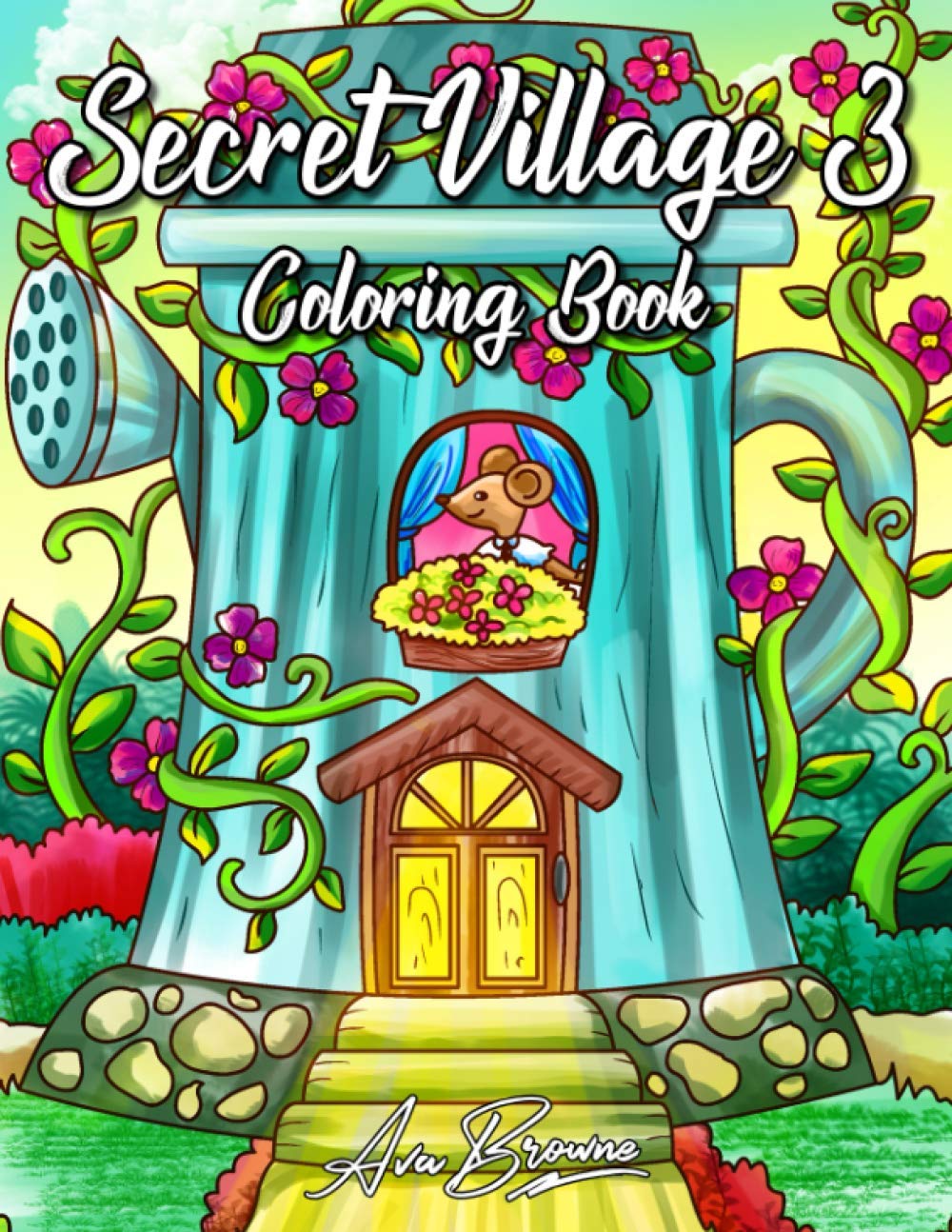 Secret Village Coloring Book 3: An Adult Coloring Book Featuring Magical Garden Scenes, Adorable Hidden Homes and Whimsical Tiny Creatures baixar livro de graça