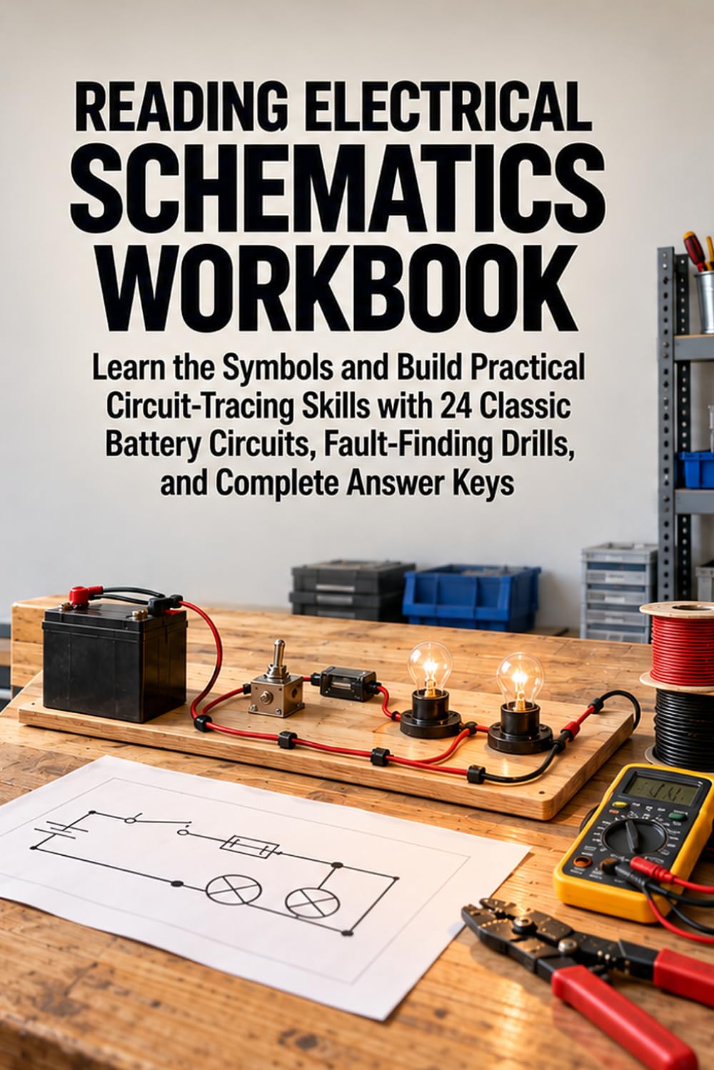 capítulo por capítulo baixar Reading Electrical Schematics Workbook: Learn the Symbols and Trace Any Circuit Diagram with 24 Classic Battery Circuits, Fault-Finding Drills, and Complete Answer Keys