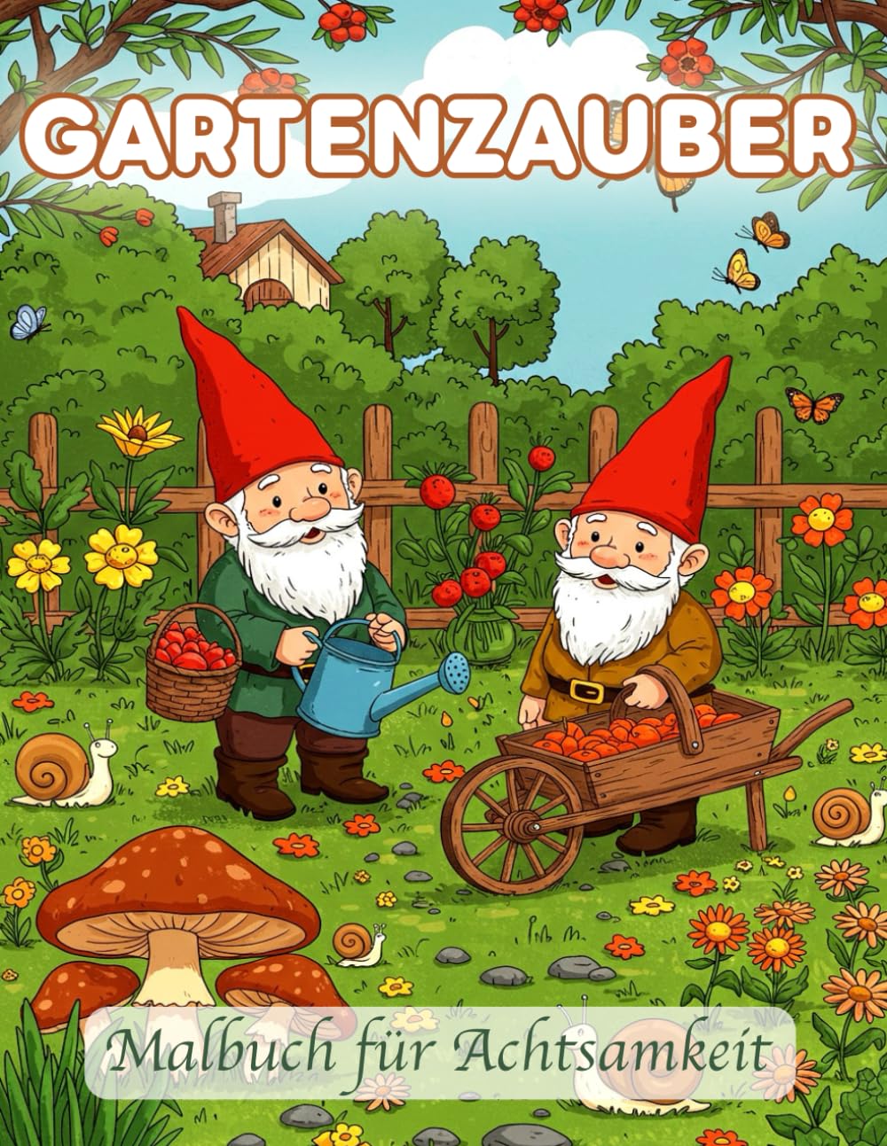 Gartenzauber – Malbuch für Achtsamkeit: Beruhigende Gartenmotive zum Ausmalen für mehr Gelassenheit (German Edition) baixar o livro de graça