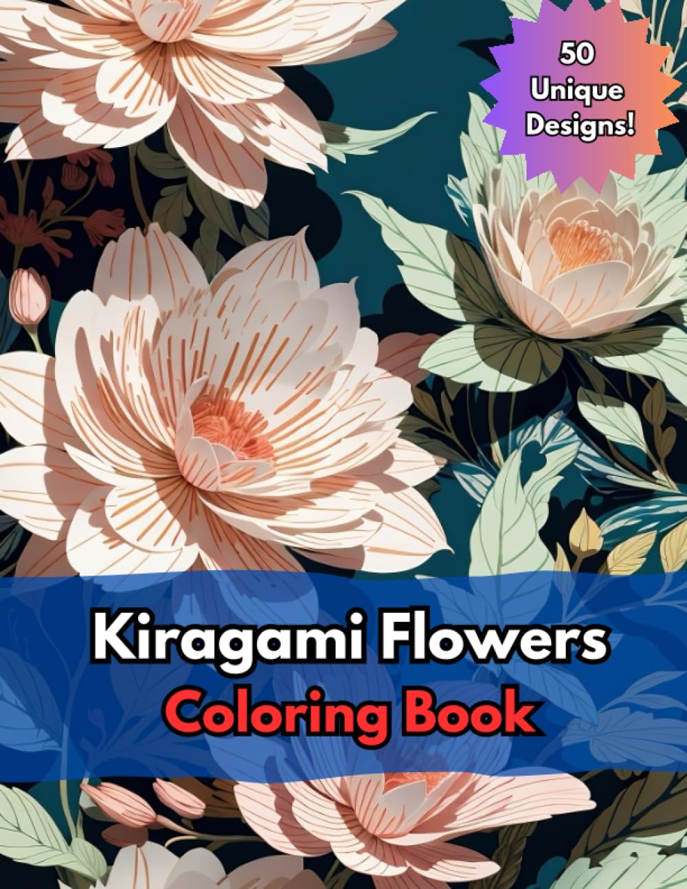 Kiragami Flowers Coloring Book baixar livro de graça