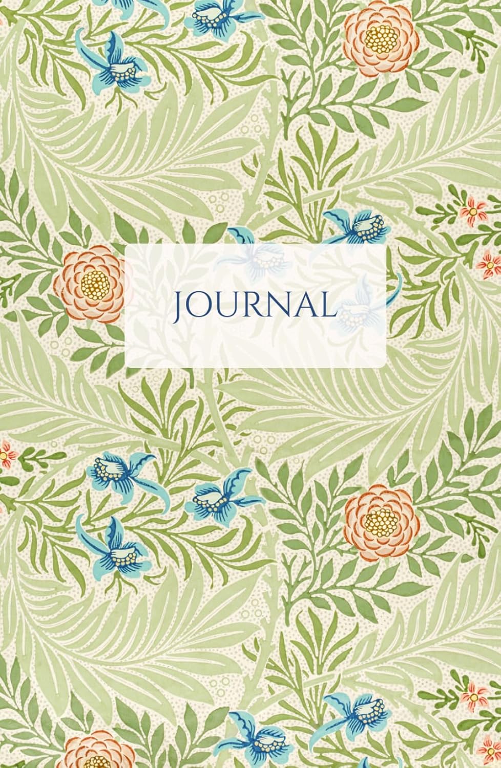 William Morris Floral Pattern Journal: 200 Pages Cream Paper, Hardcover Notebook for Writing and Journaling baixar o livro de graça