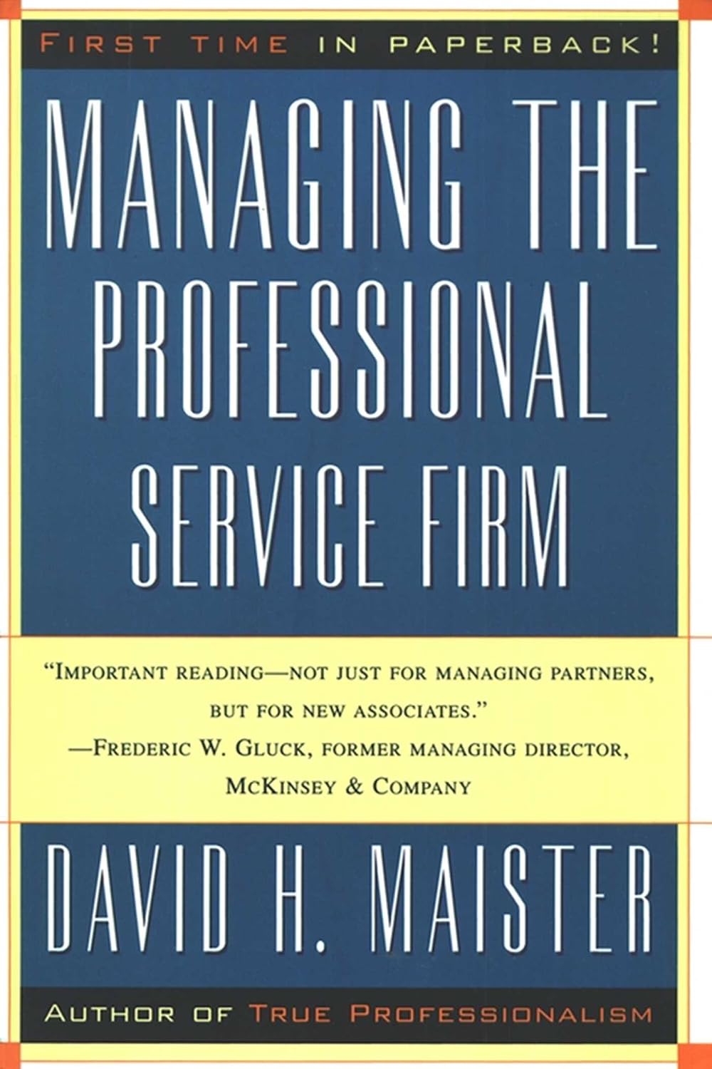 capítulo por capítulo baixar Managing The Professional Service Firm (English Edition)