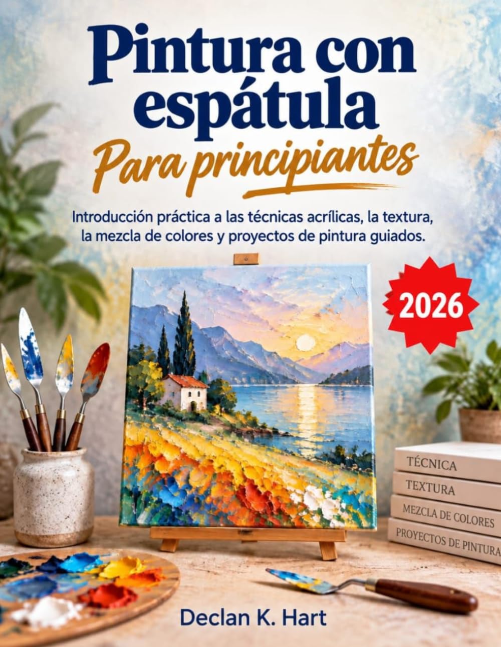 capítulo por capítulo baixar Pintura con espátula Para principiantes: Introducción práctica a las técnicas acrílicas, la textura, la mezcla de colores y proyectos de pintura guiados. (Spanish Edition)
