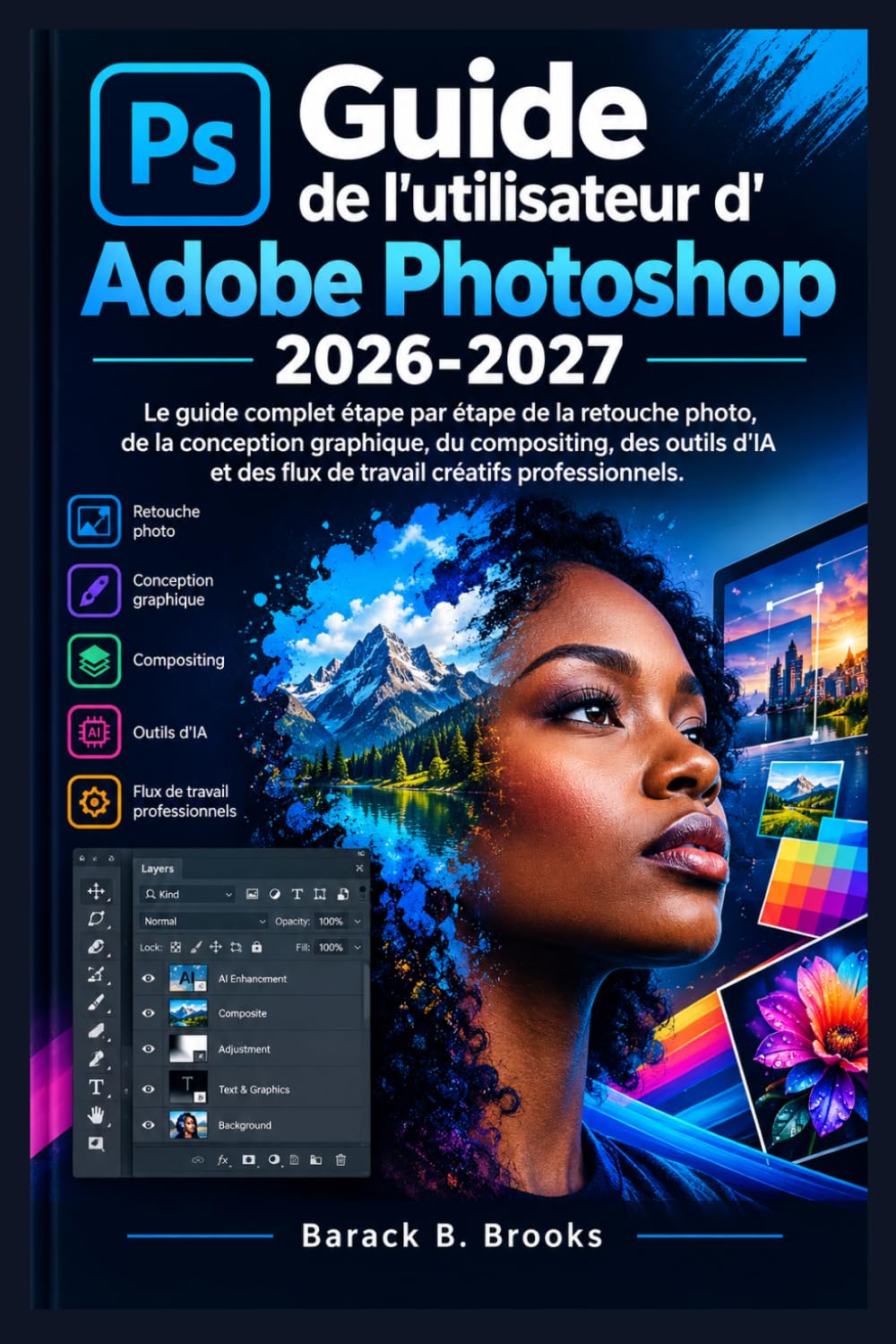 capítulo por capítulo baixar Guide de l'utilisateur d'Adobe Photoshop 2026-2027: Le guide complet étape par étape de la retouche photo, de la conception graphique, du compositing,... créatifs professionnels (French Edition)