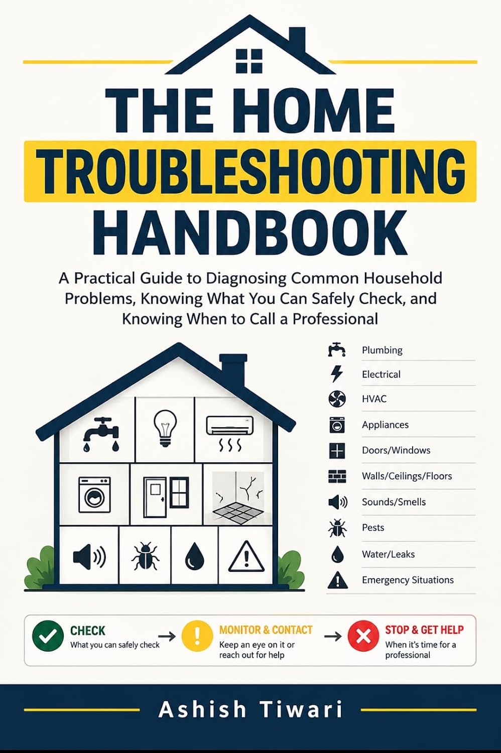 ler totalmente THE HOME TROUBLESHOOTING HANDBOOK: A Practical Guide to Diagnosing Common Household Problems, Knowing What You Can Safely Check, and Knowing When to Call a Professional (English Edition)