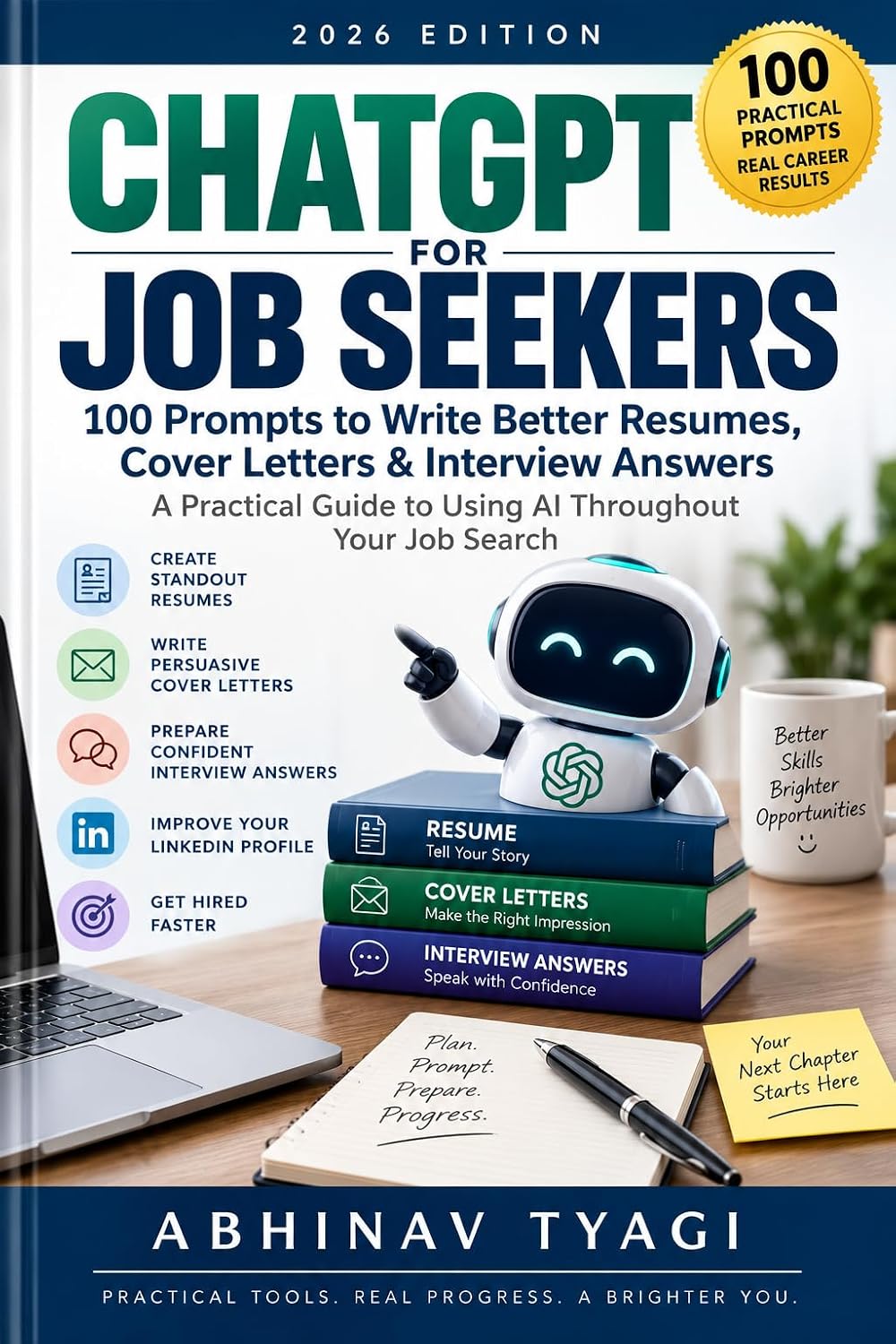 ChatGPT for Job Seekers: 100 Prompts to Write Better Resumes, Cover Letters & Interview Answers (English Edition) baixar o livro de graça