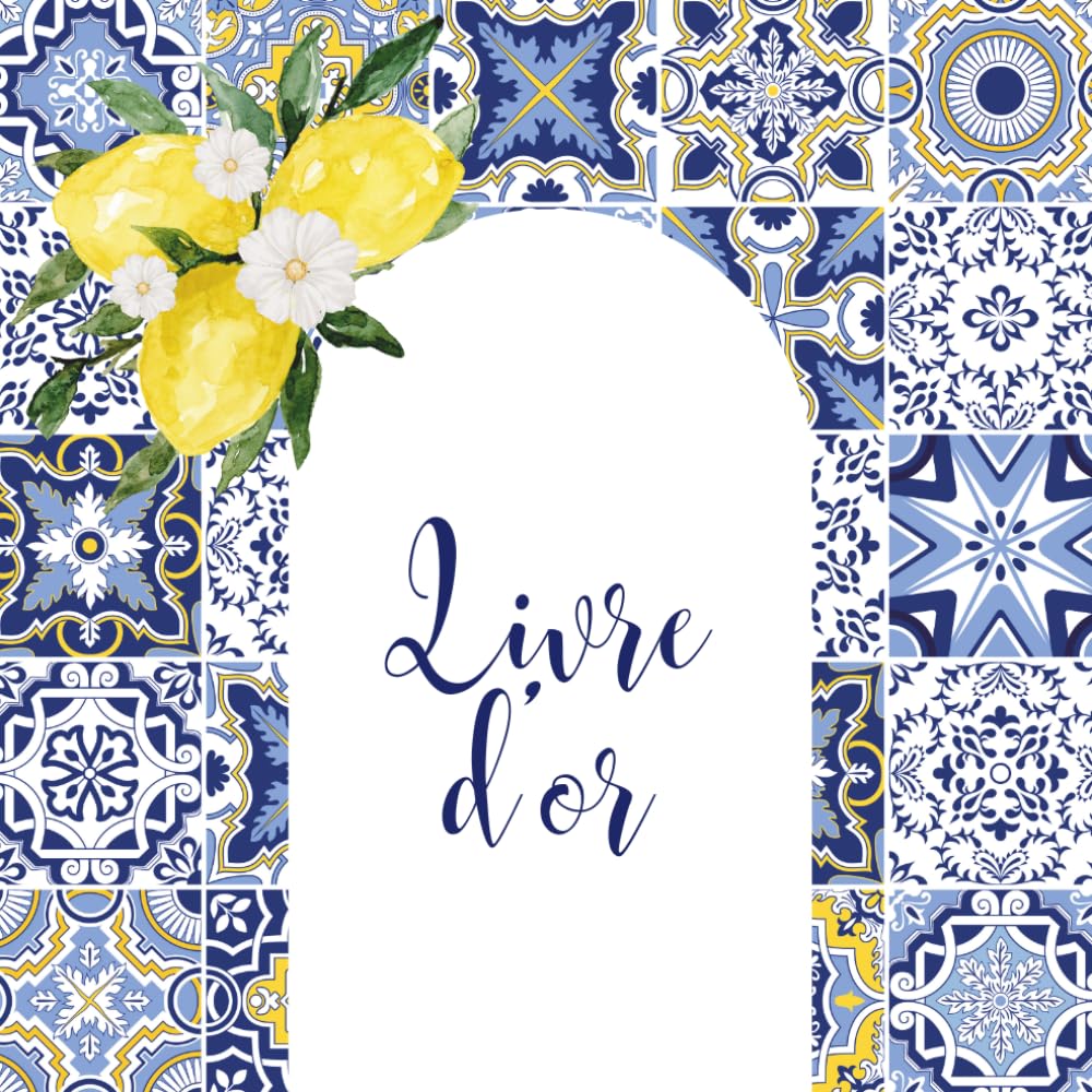 capítulo por capítulo baixar Livre d'Or: Dolce Vita, Jaune et Bleu, Citron | INTERIEUR COULEUR, Ideal pour Fête d'Anniversaire, Mariage, PACS, EVJF, Baptême, tout type d'événements (French Edition)