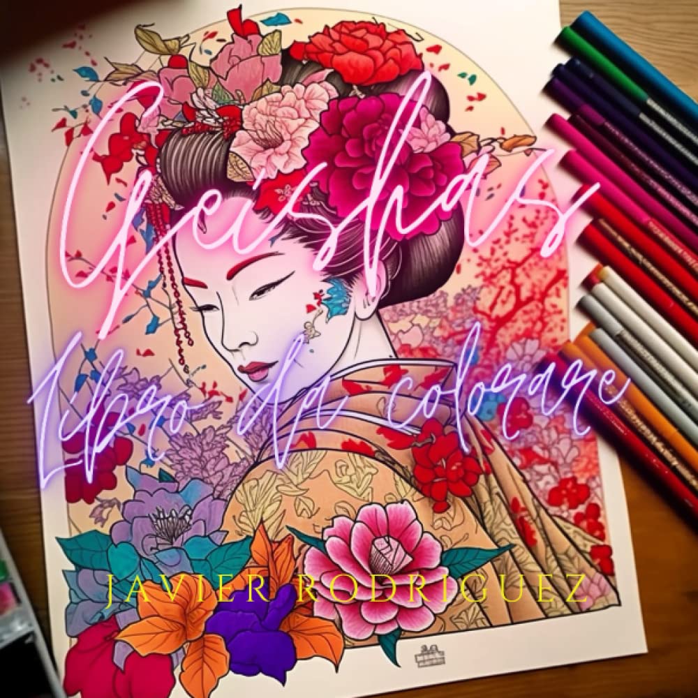 capítulo por capítulo baixar Eleganti geishe: un libro da colorare per adulti: Scopri la bellezza e la grazia della cultura giapponese con disegni intricati (Italian Edition)