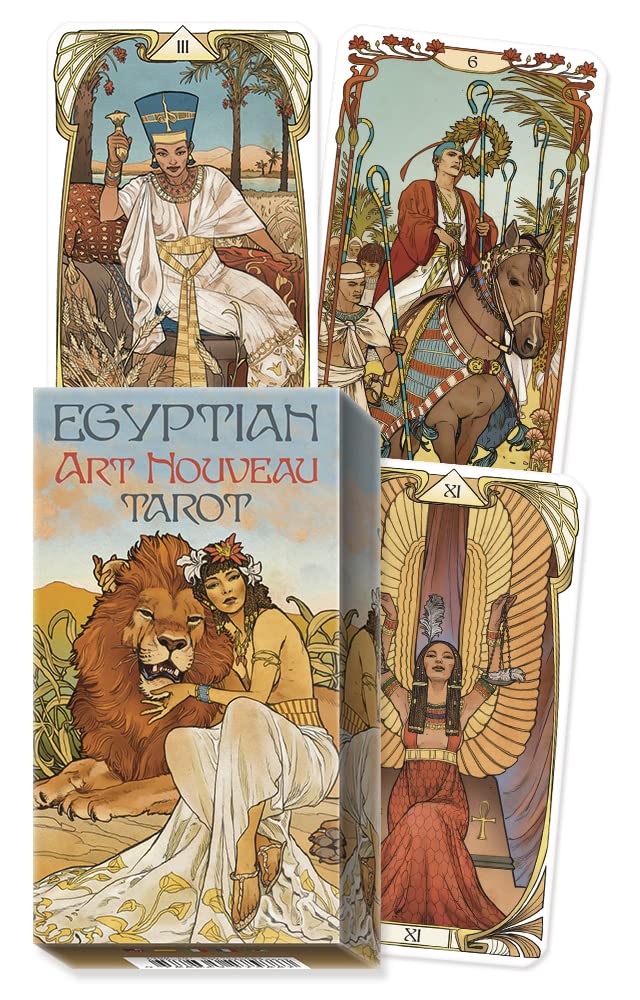 ler totalmente Egyptian Art Nouveau Tarot