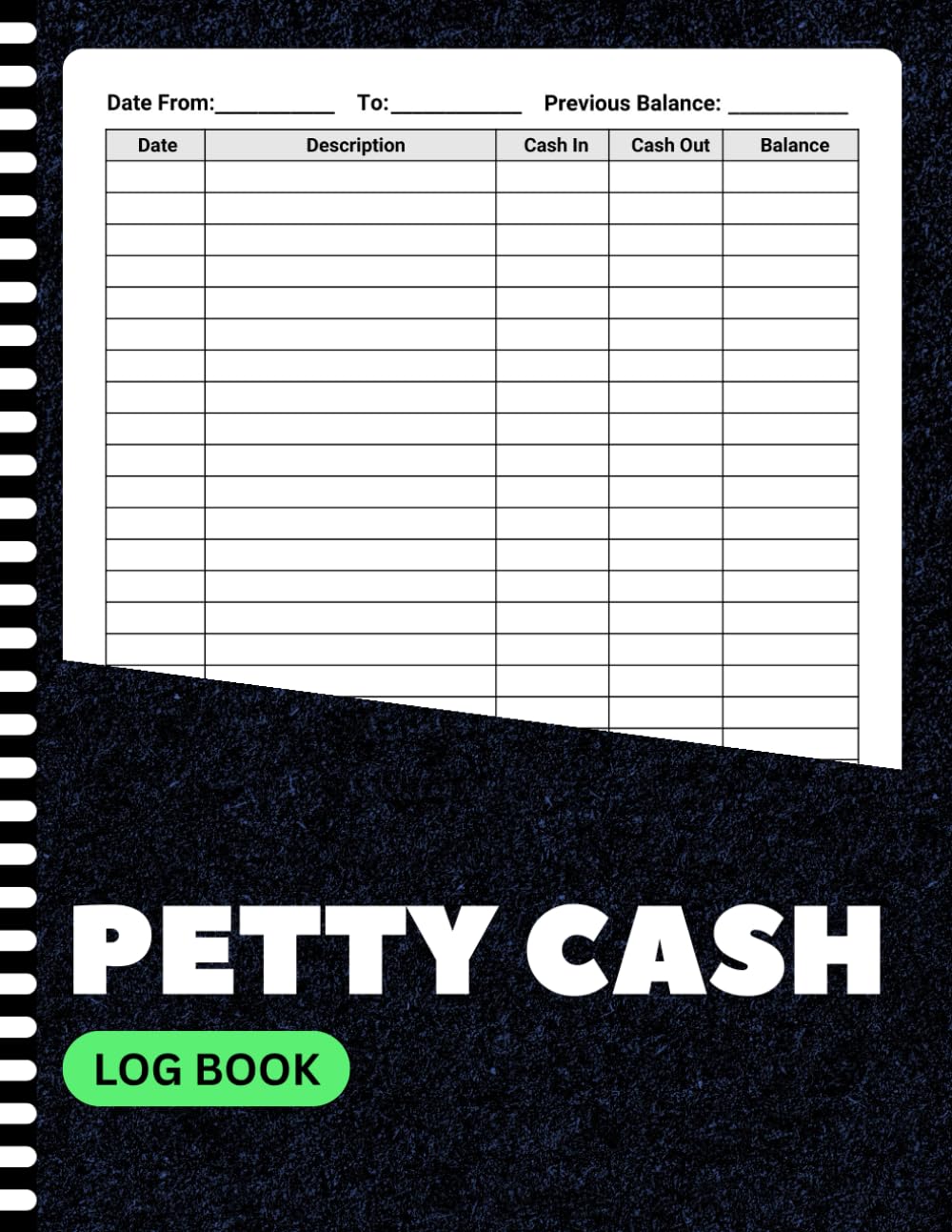 Petty Cash Log Book: Track Daily Business Expenses & Cash Flow | Simple Finance Ledger for Office, Store, or Personal Use | 8.5 x 11 Inches | 100+ Pages baixar o livro de graça