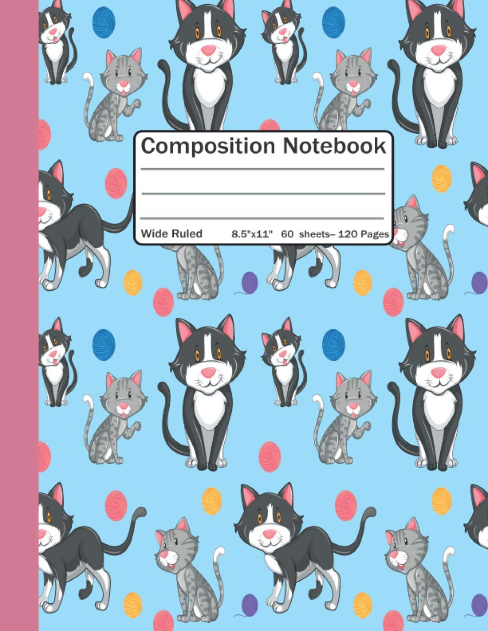 ler totalmente Composition Notebook: Wide Ruled Lined Paper Notebook Journal, Cute Cat Workbook for Boys Girls Kids Teens Students for Back to School and Home College Writing Notes.