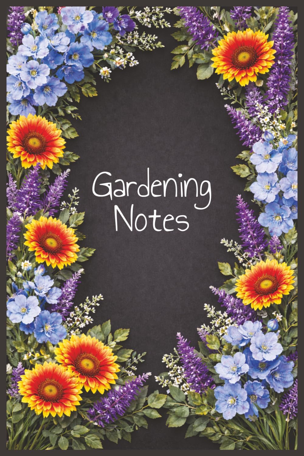 Gardening Notes: Logbook Organizer for Flowers Fruits and Vegetables | 6 x 9 inches 100 Pages | Gift for Women, Easter, Mother's Day, Spring baixar livro de graça