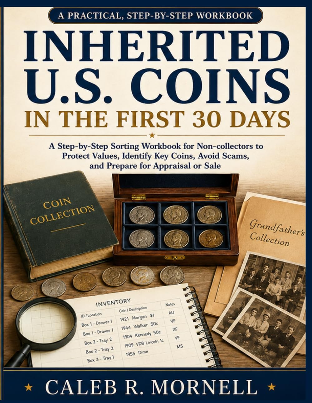 Inherited U.S. Coins in the First 30 Days: A Step-by-Step Sorting Workbook for Non-Collectors to Protect Value, Spot Key Pieces, Avoid Scams, and Prepare for Appraisal or Sale baixar o livro de graça