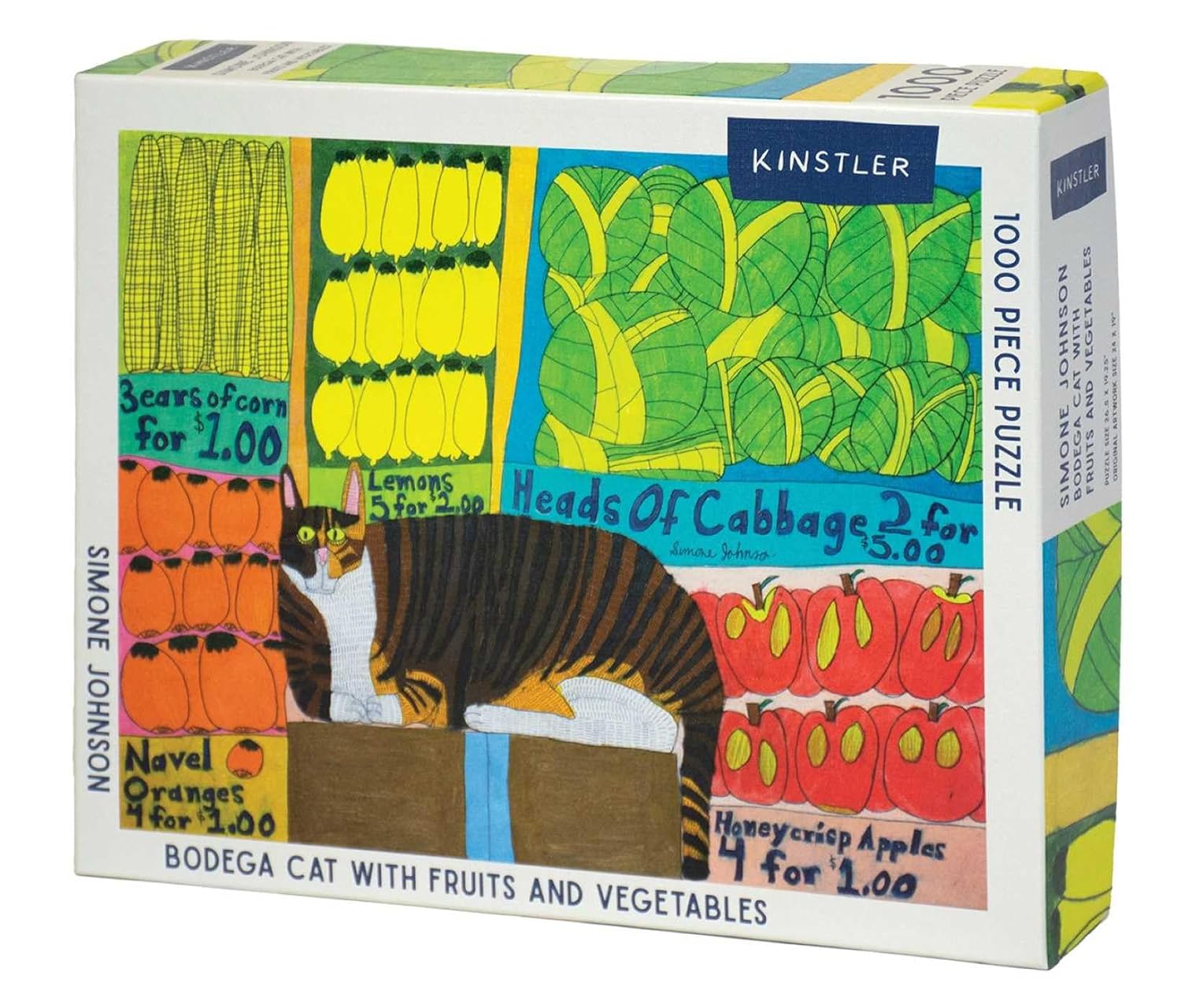 Bodega Cat with Fruits and Vegetables: 1000 Piece Puzzle baixar livro de graça