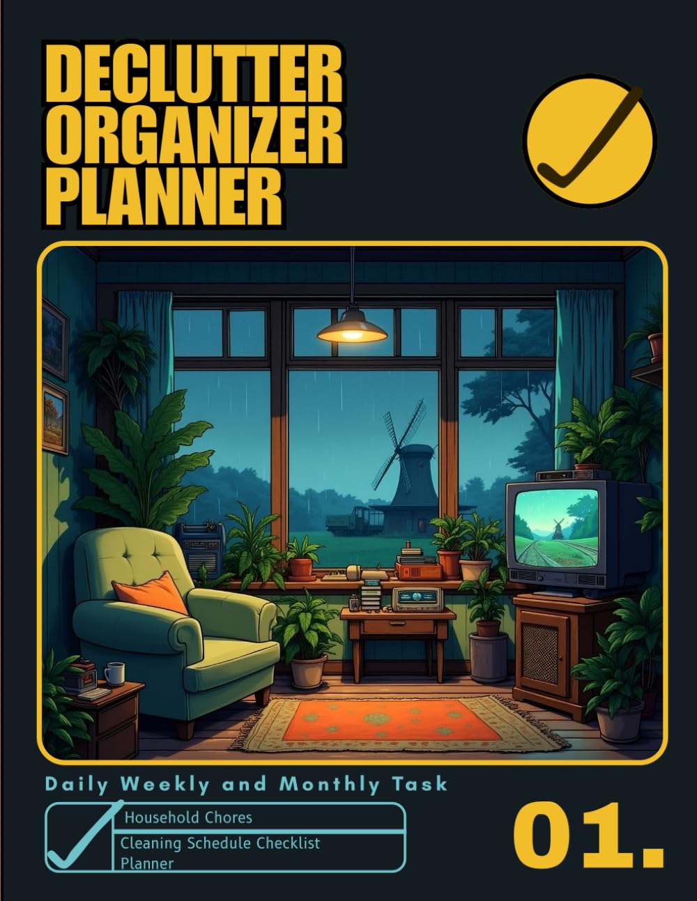 Declutter Organizer Planner: Household Daily Cleaning Schedule Checklist for Daily Weekly and Monthly Task to Manage Household Chores and Maintain an Clean Organized Home, Free From Mess baixar o livro de graça