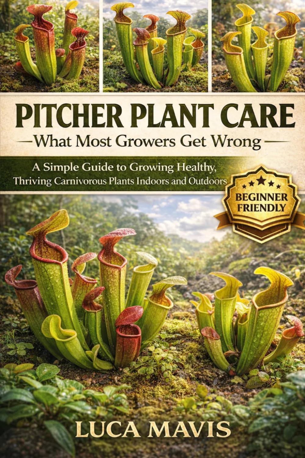 ler totalmente Pitcher Plant Care: What Most Growers Get Wrong: A Simple Guide to Growing Healthy, Thriving Carnivorous Plants Indoors and Outdoors