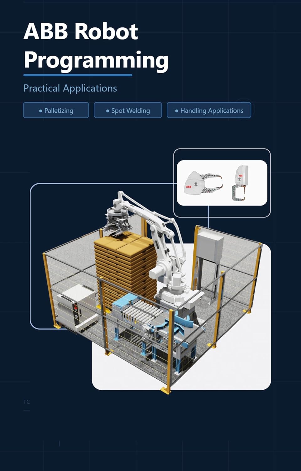 ABB Robot Programming- Practical Applications: Palletizing • Spot Welding • Handling Application (ABB Industrial Robotics Mastery Series) (English Edition) baixar o livro de graça