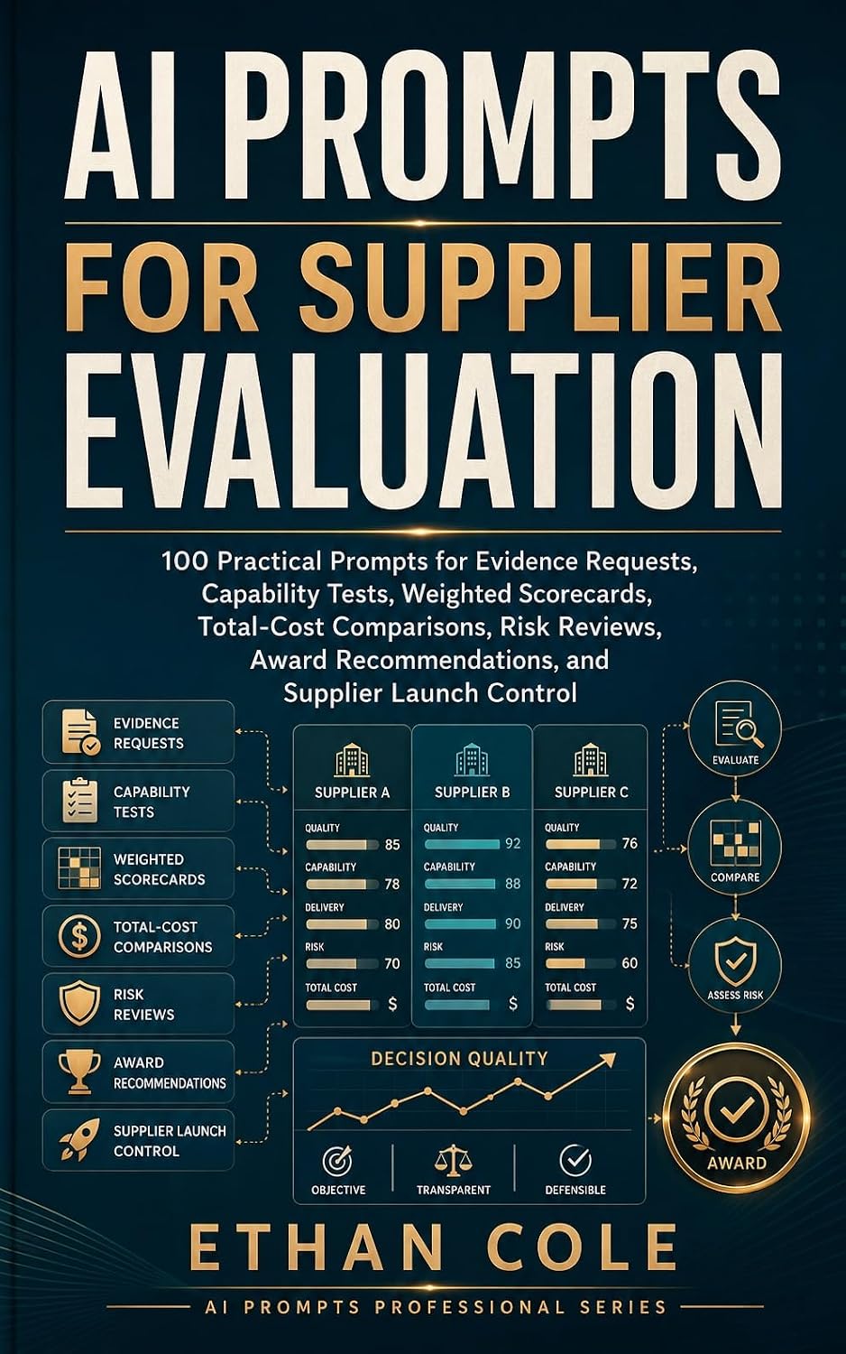 AI Prompts for Supplier Evaluation: 100 Practical Prompts for Evidence Requests Capability Tests, Weighted Scorecards, Total-Cost Comparisons, Risk Reviews,... Professional Series) (English Edition) baixar o livro de graça