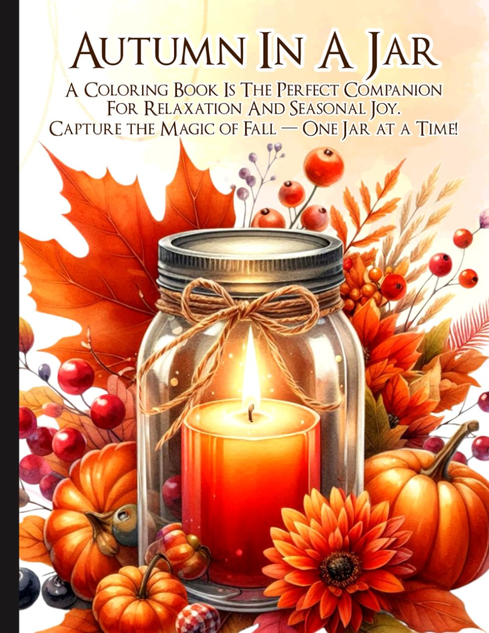 Autumn Jars Coloring Book: A Cozy Fall-Themed Coloring Book for Relaxation and Mindfulness Grayscale Fantasy Autumn Scenes Charming Jar Designs... and Woodland Creatures for Adults and Teens baixar o livro de graça